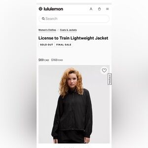 License to Train Lightweight Jacket